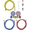 Outils-vidaXL Ensemble de manomètre à 2 voies pour climatiseur