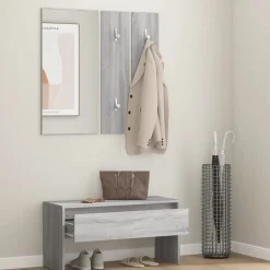 vidaXL Ensemble de meubles de couloir Bois d'ingénierie