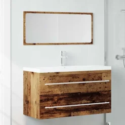 vidaXL Ensemble de meubles salle de bain 2 pcs bois d'ingénierie