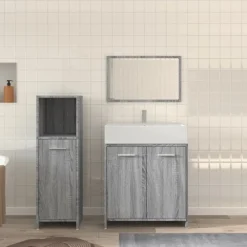 vidaXL Ensemble de meubles de salle de bain 3 pcs