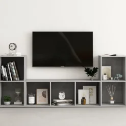 vidaXL Ensemble de meubles TV 3 pcs Bois d'ingénierie