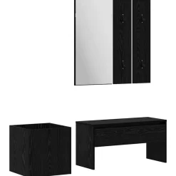 vidaXL Ensemble de meubles d'entrée 5 pcs Bois d'ingénierie