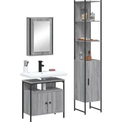 vidaXL Ensemble de meubles de salle de bain 3 pcs