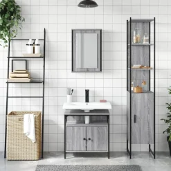 vidaXL Ensemble de meubles de salle de bain 3 pcs