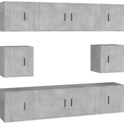 vidaXL Ensemble de meubles TV 8 pcs Bois d'ingénierie