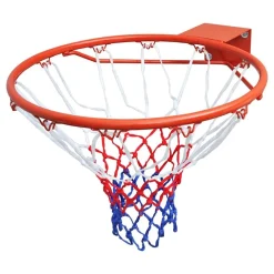 Divers Sports-vidaXL Ensemble de panier de basket-ball avec filet 45 cm Orange