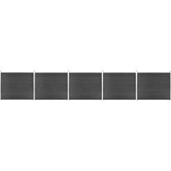 vidaXL Ensemble de panneau de clôture WPC 872x146 cm