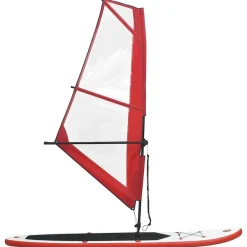 vidaXL Ensemble de planche SUP gonflable avec voile et blanc