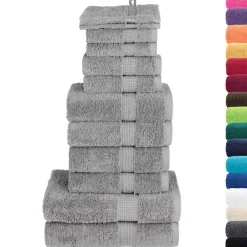 vidaXL Ensemble de serviettes de qualité supérieure SOLUND 12 pcs