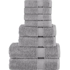 vidaXL Ensemble de serviettes de qualité supérieure SOLUND 8 pcs