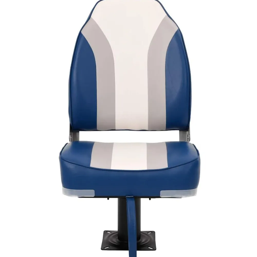 vidaXL Ensemble de sièges de bateau pliables lot de 2 dossier haut