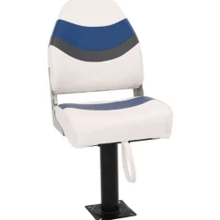 vidaXL Ensemble de sièges de bateau pliables lot de 2 dossier haut