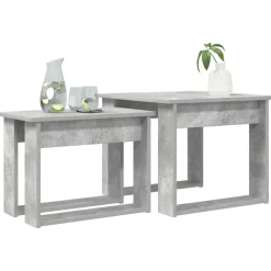 vidaXL Ensemble de tables basses 2 pcs Bois d'ingénierie
