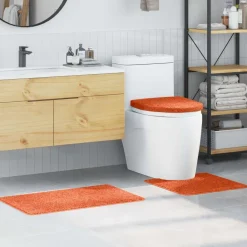 vidaXL Ensemble de tapis de bain antidérapants 3 pcs PP