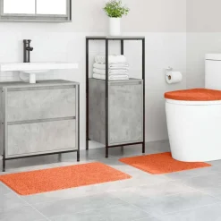 vidaXL Ensemble de tapis de bain antidérapants 3 pcs PP