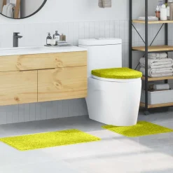 vidaXL Ensemble de tapis de bain antidérapants 3 pcs PP