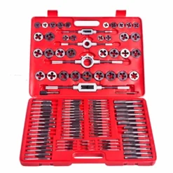 vidaXL Ensemble de tarauds et filières 111 pcs