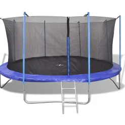 Jeux De Plein Air-vidaXL Ensemble de trampoline 5 pièces 4,57 m