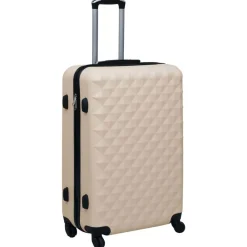 Bagages & Maroquinerie-vidaXL Ensemble de valises rigides 3 pcs ABS Doré