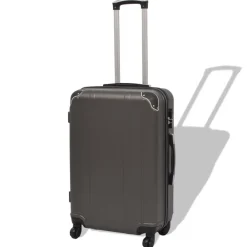 Bagages & Maroquinerie-vidaXL Ensemble de valises à roulettes quatre pièces Anthracite