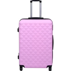 Bagages & Maroquinerie-vidaXL Ensemble de valises rigides 2 pcs ABS Rose