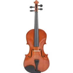 vidaXL Ensemble de violon avec archet et mentonnière bois foncé 4/4