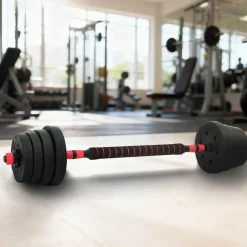 vidaXL Ensemble Haltère-Barre 2-en-1 30kg 30kg