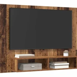 Meubles Tv-vidaXL Ensemble meuble TV Chêne artisanal 120 x 23,5 x 90 cm
