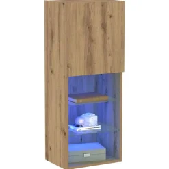 Meubles Tv-vidaXL Ensemble meuble TV Chêne artisanal 40,5 x 30 x 102 cm ch&ecirc;ne artisanal