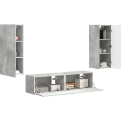 vidaXL Ensemble meuble TV 2 pcs Bois d'ingénierie