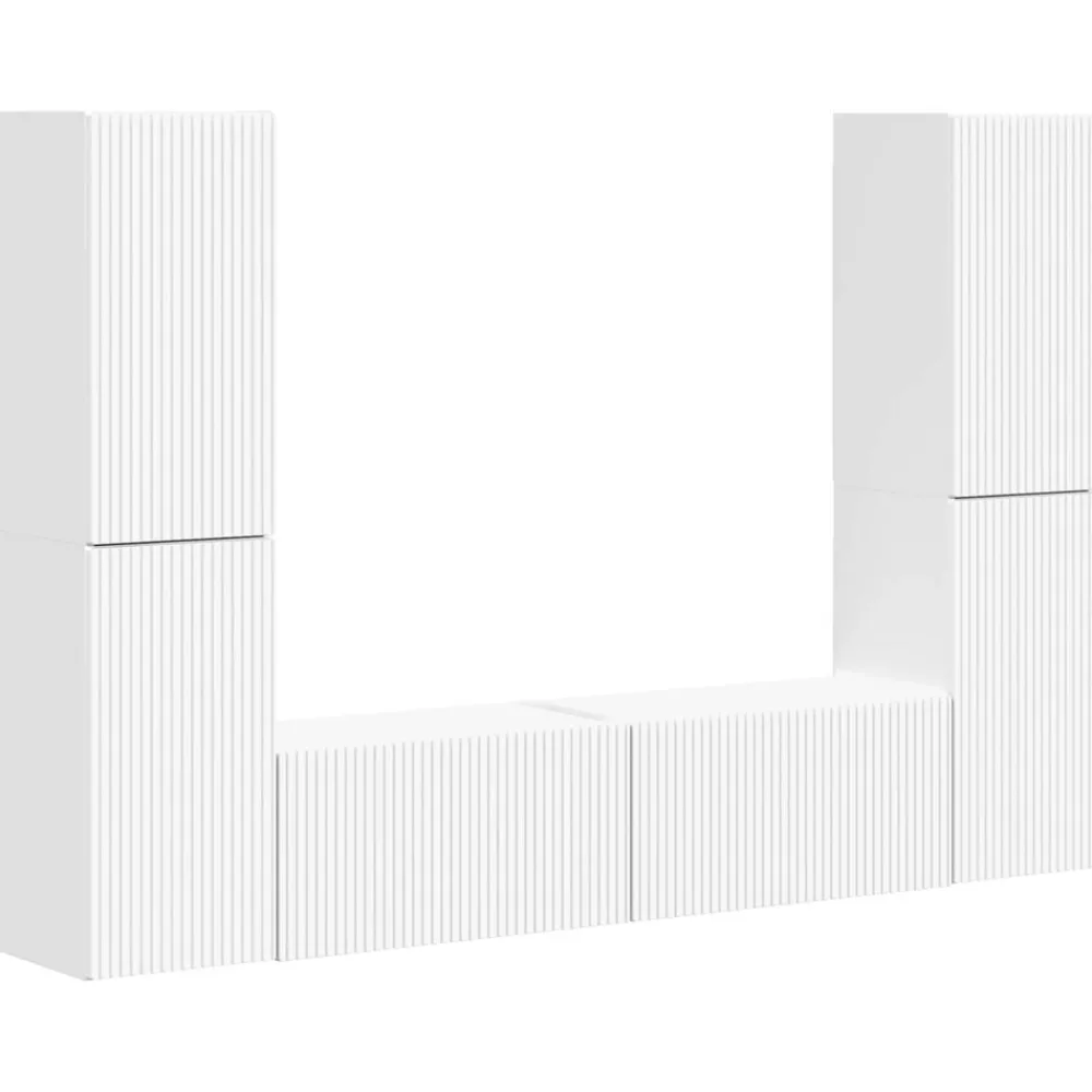 vidaXL Ensemble meuble TV 6 pcs Bois d'ingénierie