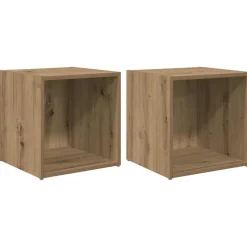 vidaXL Ensemble meuble TV 2 pcs Chêne artisanal 37 x 35 x 37,5 cm