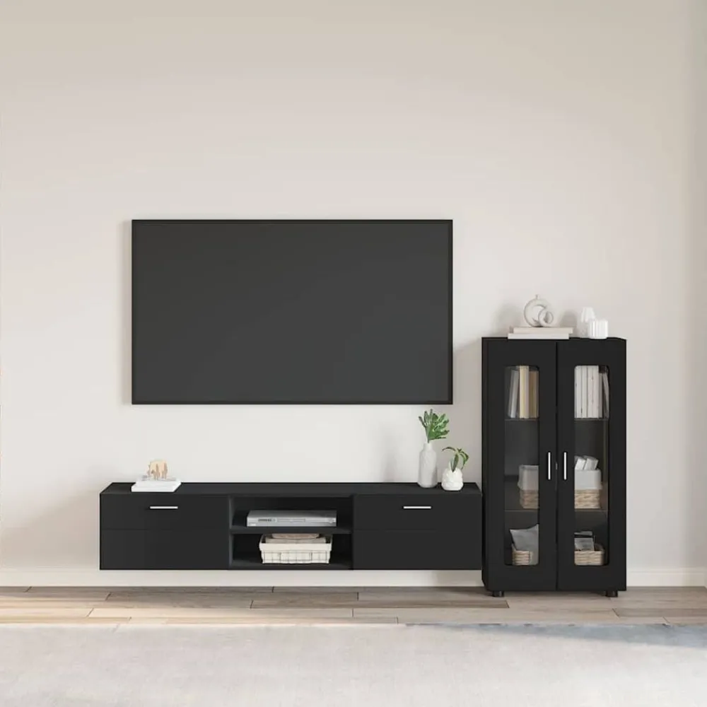 vidaXL Ensemble meuble TV avec tiroir FLORIN Bois d'ingénierie