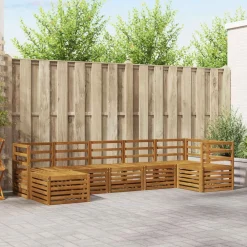 vidaXL Ensembles de canapés 7 pcs Bois d'Acacia Massif
