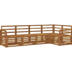Ensembles De Meubles-vidaXL Ensembles de canapés 5 pcs Bois d'Acacia Massif Naturel