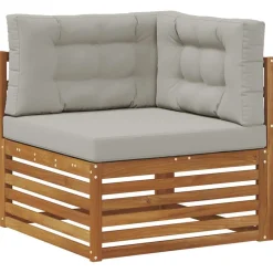Ensembles De Meubles-vidaXL Ensembles de canapés avec coussin 7 pcs Gris Naturel et Clair Naturel et gris clair