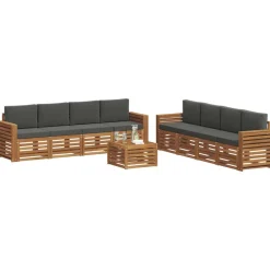 vidaXL Ensembles de canapés avec coussin 9 pcs