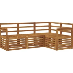 vidaXL Ensembles de canapés 4 pcs Bois d'Acacia Massif