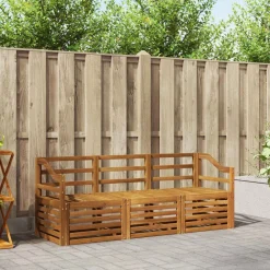 vidaXL Ensembles de canapés 3 pcs Bois d'Acacia Massif