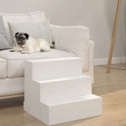 vidaXL Escalier pour animaux de compagnie 40x37,5x35 cm Bois pin
