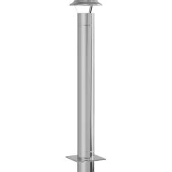 vidaXL Extension de Conduit Argenté 25 x 25 x 132 cm Acier inoxydable