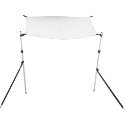 Pièces Détachées Pour Véhicules-vidaXL Extension d'ombrage T-Top 170x170x(115-183) cm Blanc