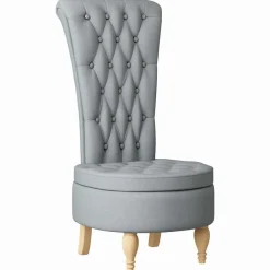 vidaXL Fauteuil à pantoufle 56,5 x 70 x 110 cm tissu