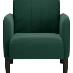 Fauteuils Et Chaises-vidaXL Fauteuil avec accoudoirs 54 cm velours Vert foncé