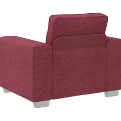 vidaXL Fauteuil Bordeaux 100 cm tissu