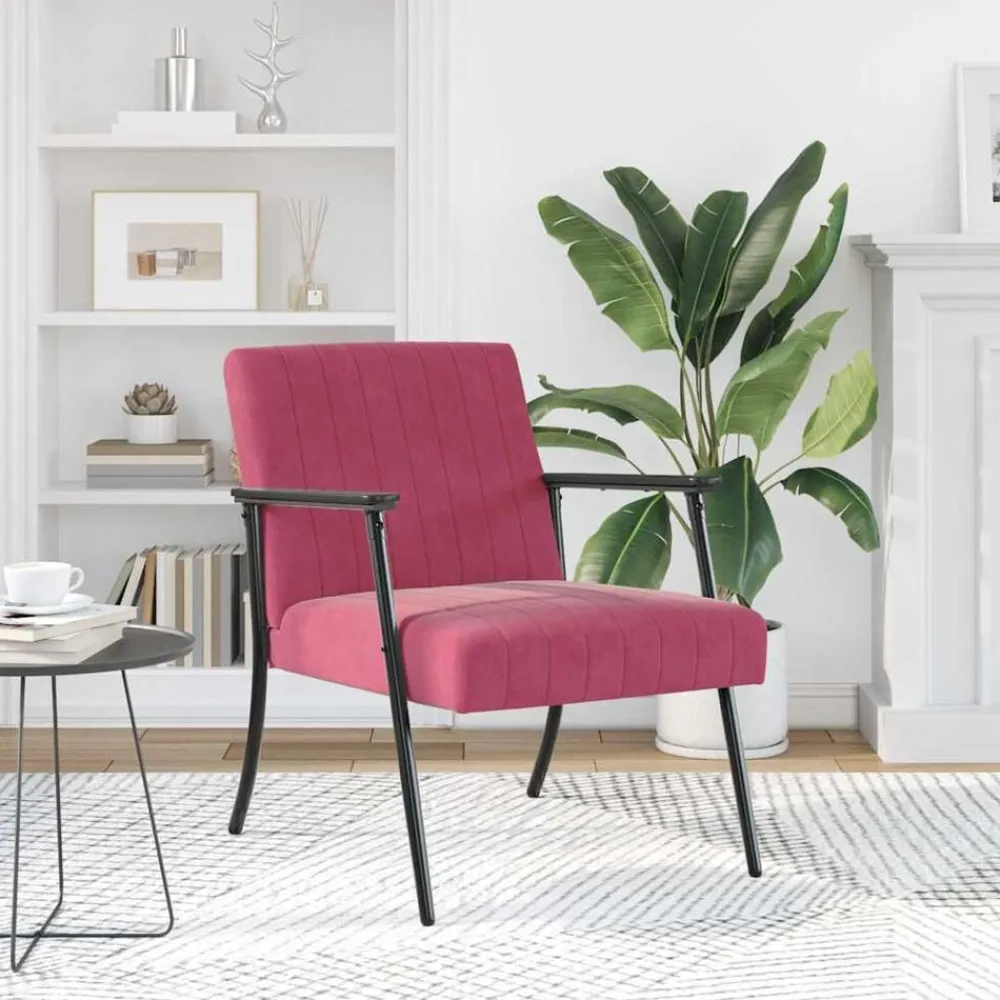 vidaXL fauteuil 59 x 75 x 78 cm Velours
