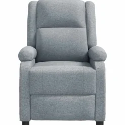 Fauteuils Et Chaises-vidaXL Fauteuil de massage Tissu Gris clair