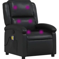 vidaXL Fauteuil de massage inclinable Similicuir