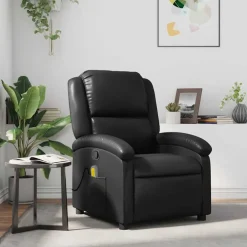 vidaXL Fauteuil de massage inclinable Similicuir
