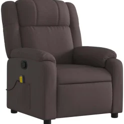 vidaXL Fauteuil de massage inclinable Tissu
